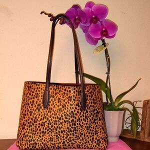 Leopard Print Tote Bag